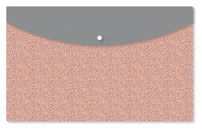 Папка-конверт на кнопке А4 Attache Fleur 180 мкм 6 шт/уп  Attache