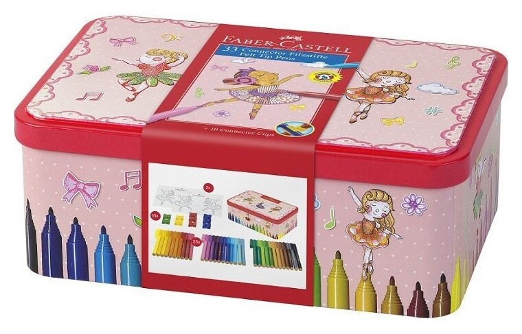 Набор для рисования Faber-castell Connector Ballerina 33 флом.,155534 Faber-castell