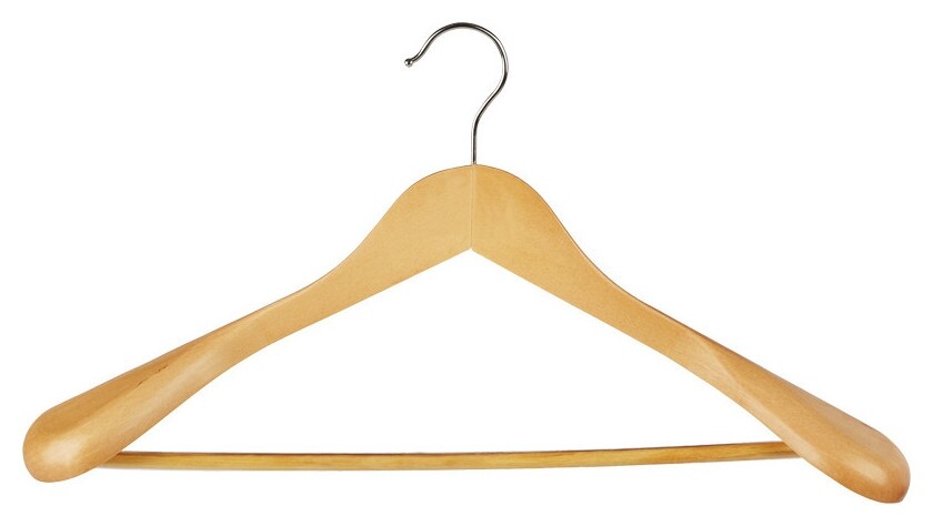 Вешалка Jas плечики Attache Cu9632 анатом перек клен натур  Attache