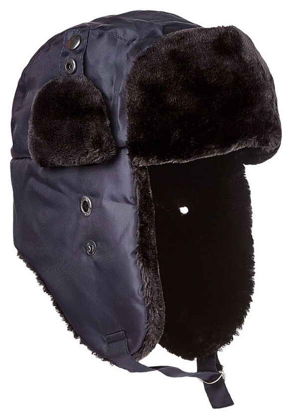 Спец.гол.убор шапка-ушанка (Тк.оксфорд)т.син (р.57)  