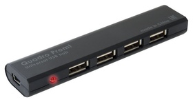 Разветвитель USB Defender Quadro Promt USB 2.0, 4 порта Defender
