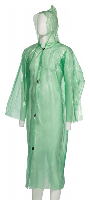 Плащ дождевик рыбацкий с капюшоном на липучках (Xxxl)  