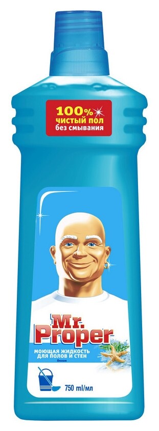 Чистящее средство MR Proper для полов и стен океан 750мл  Mr. Proper