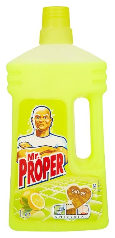 Чистящее средство универсальное Mr. Proper лимон 1л (12шт/уп)  Mr. Proper
