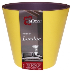 Горшок для цветов London 230 мм, 5л спелая груша и морозная слива Ing6206сг InGreen