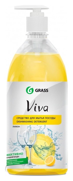 

Средство для мытья посуды Viva 1л с дозатором