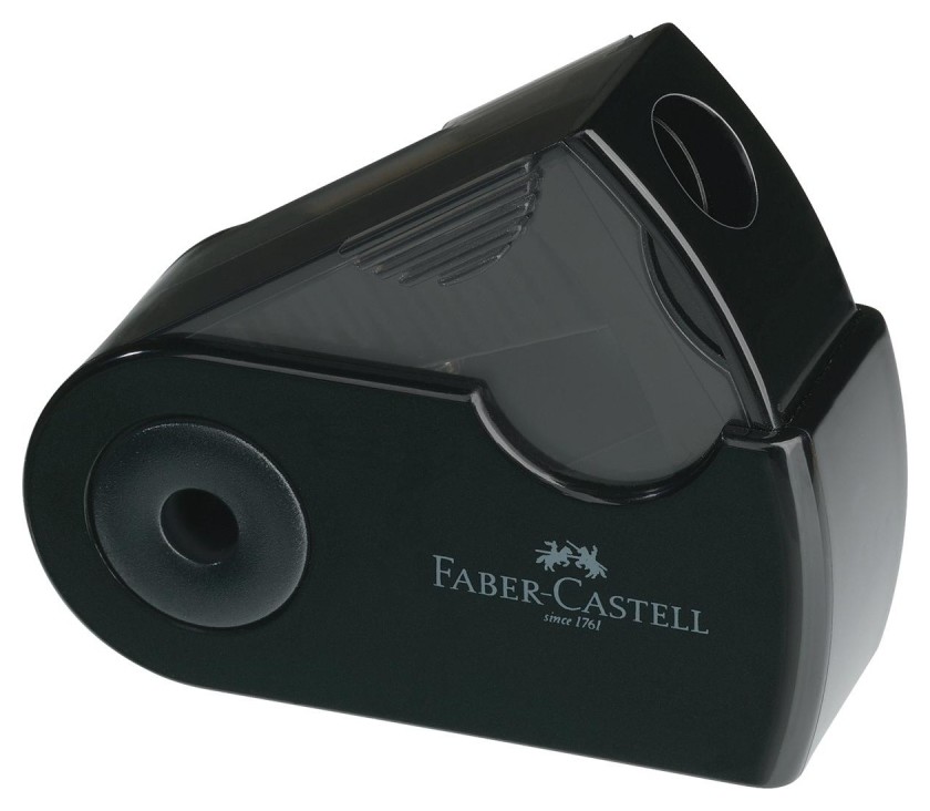 

Точилка Faber-castell Sleeve Mini, 1 отверстие, контейнер, черная