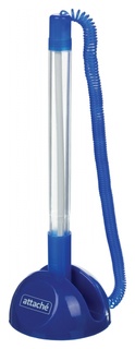 Ручка шариковая на липучке Attache син.стержень, синий корпус Attache