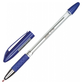 Ручка шариковая Attache, манжетка, мет.након., синие чернила Attache