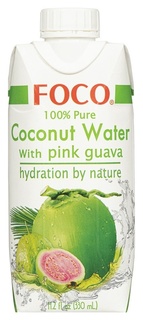 Напиток Foco вода кокос- роз. гуава 0,33 л. тетрапак Foco