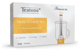 Чай черный с ароматом тропических фруктов в металл.стике, 100 шт./уп1247 Teatone