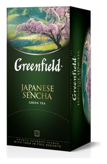 Чай Greenfield зеленый Japanese Sencha, 25пак/1уп 0535-10 Greenfield