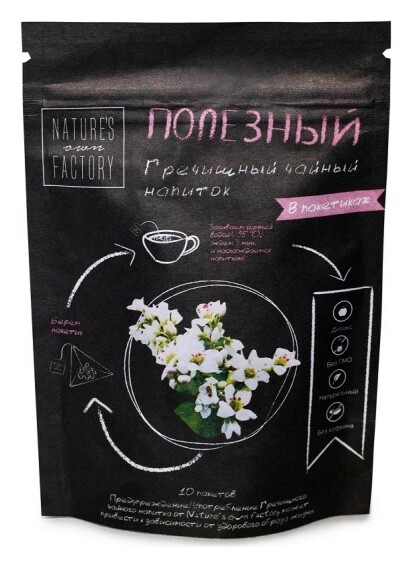 Чай Natures Own Factory гречишный, 10 шт/1уп  Natures Own Factory