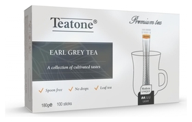 Чай аромат бергамота Teatone черный в металл.стике, 100шт/уп. 198 Teatone