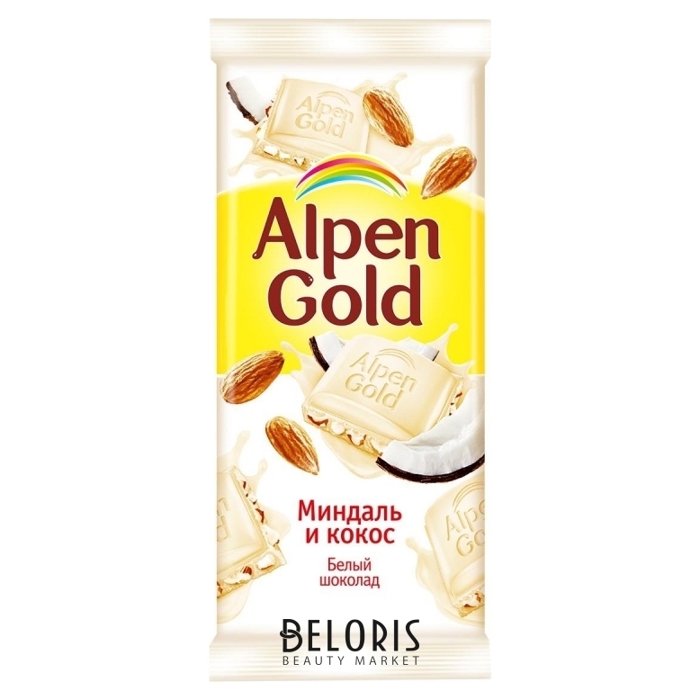 Alpen Gold белый миндаль Кокос 85гр