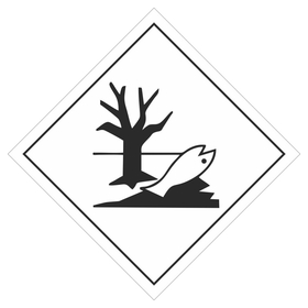 Знак безопасности О10 вещества опасн. для окр. среды, 250x250 мм, пленка Технотерра