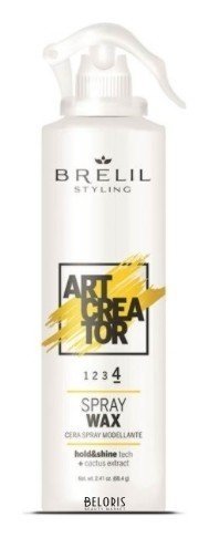 Спрей-воск для фиксации волос Spray Wax Brelil Professional Art Creator