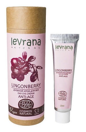 Дневной крем для век Брусника Levrana