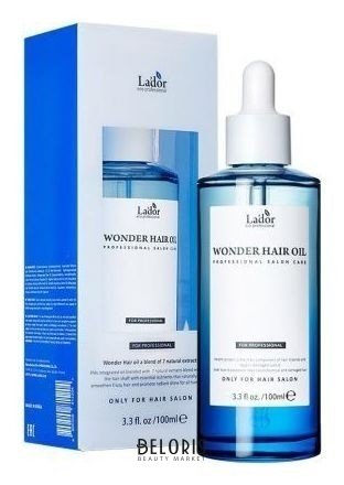 Масло для волос увлажняющее с легким цветочным ароматом для восстановления и блеска Wonder Hair Oil  LADOR