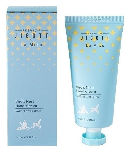 Крем для рук с экстрактом ласточкиного гнезда Premium Jigott & La Miso Bird's Nest Hand Cream