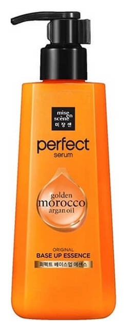 Эссенция для восстановления волос с протеинами шёлка и аргановым маслом Base Up Essence Golden Morocco Argan Oil Mise en Scene