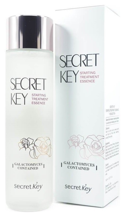 Эссенция для кожи лица антивозрастная с галактомисисом и розовой водой Starting Treatment Essence Rose Edition Secret Key