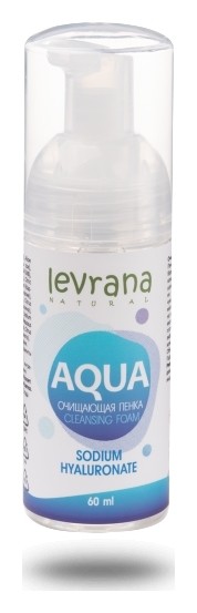 Пенка для умывания с гиалуроновой кислотой Aqua Levrana