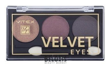 Компактные тени для век Velvet Eyes Белита - Витекс