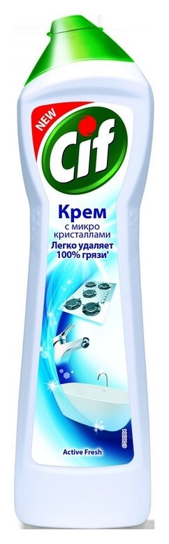 Универсальное чистящее средство Cif актив крем 500 мл  Cif