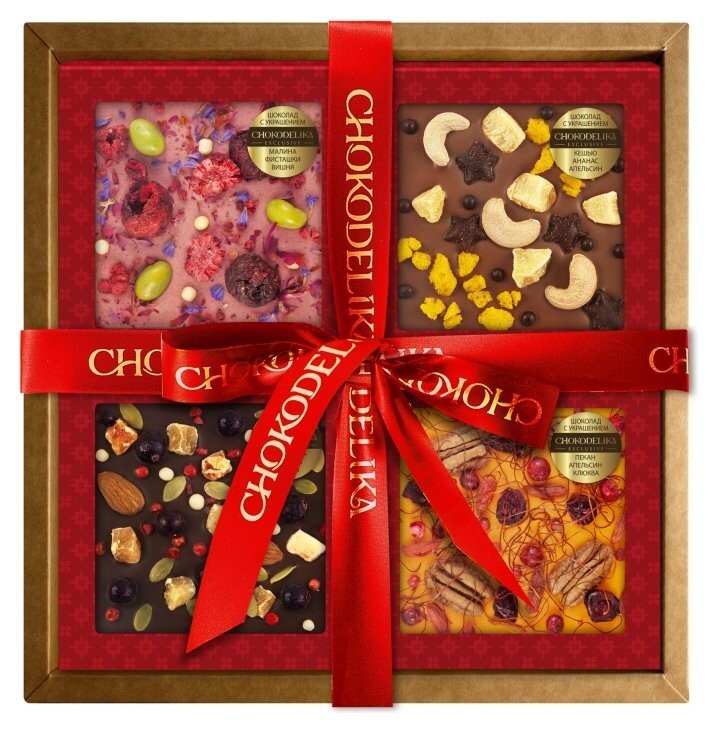Подарочный набор красочные эмоции, 300 г, в коробке  Chokodelika
