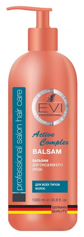 Бальзам -оп EVI Professional активный компл для всех тип волос 1000мл 325204