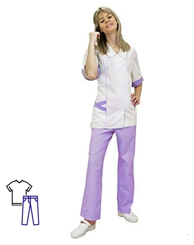 Костюм медицинский жен. м03-кбр (Р56-58)158-164  