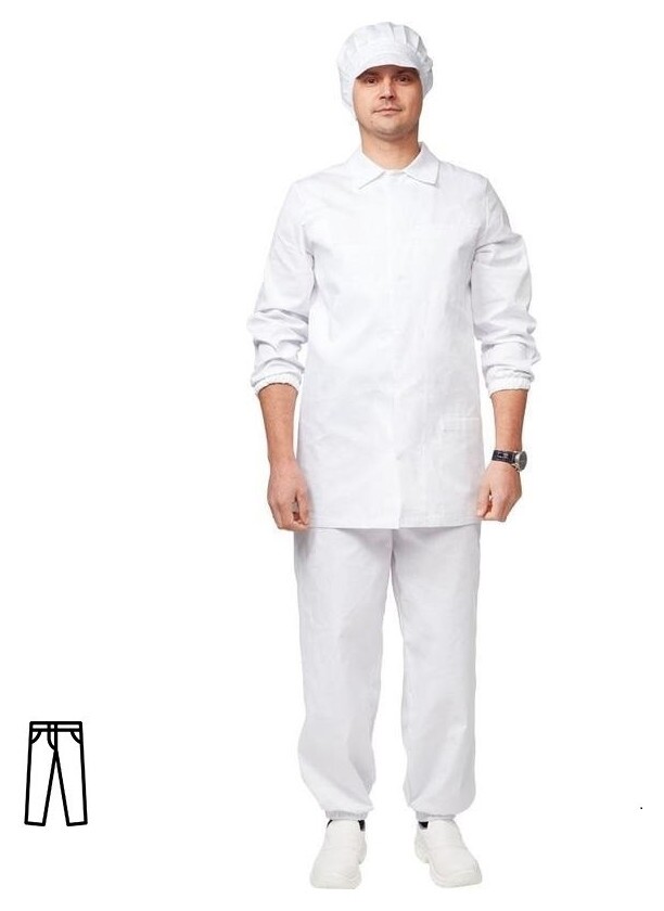 Брюки для пищевого производства универс. у17-бр (Р.56-58) р.182-188  