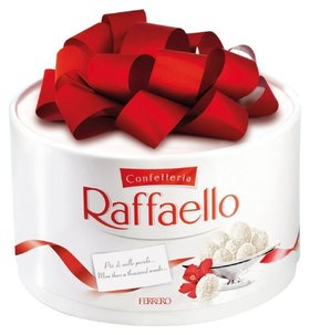 Набор конфет Raffaello 100г, торт Raffaello