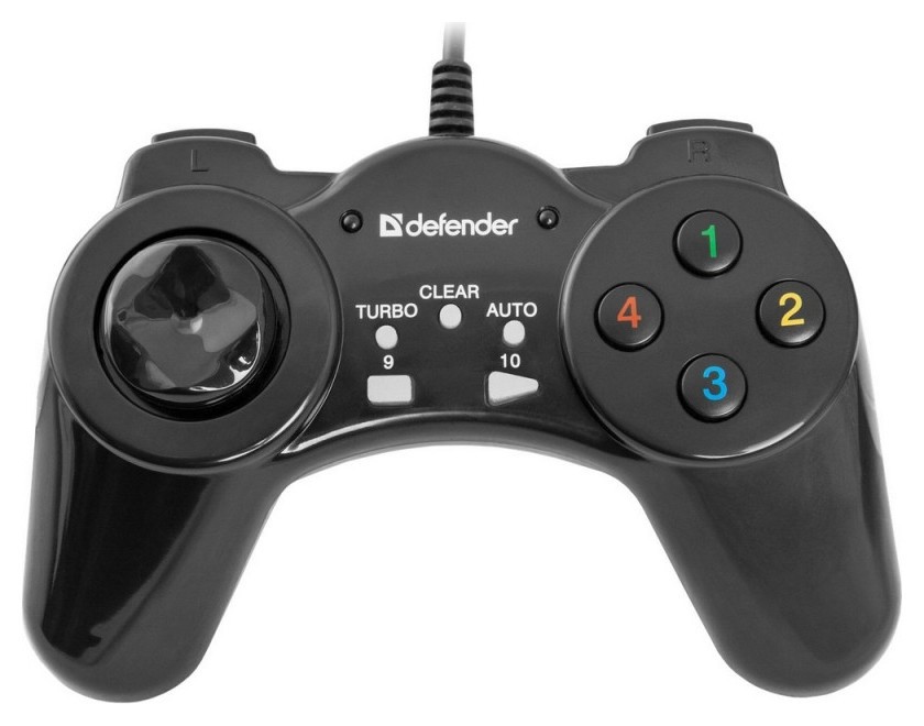 

Геймпад проводной (PC) Defender Vortex USB (64249), черный