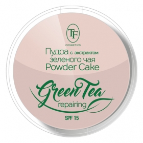Пудра для лица Compact powder Green tea Триумф