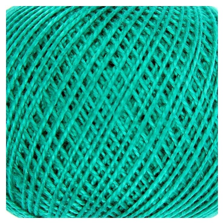 Нитки вязальные "Ирис" 150м/25гр 100% мерсеризованный хлопок цвет 3514  ПНК им. Кирова