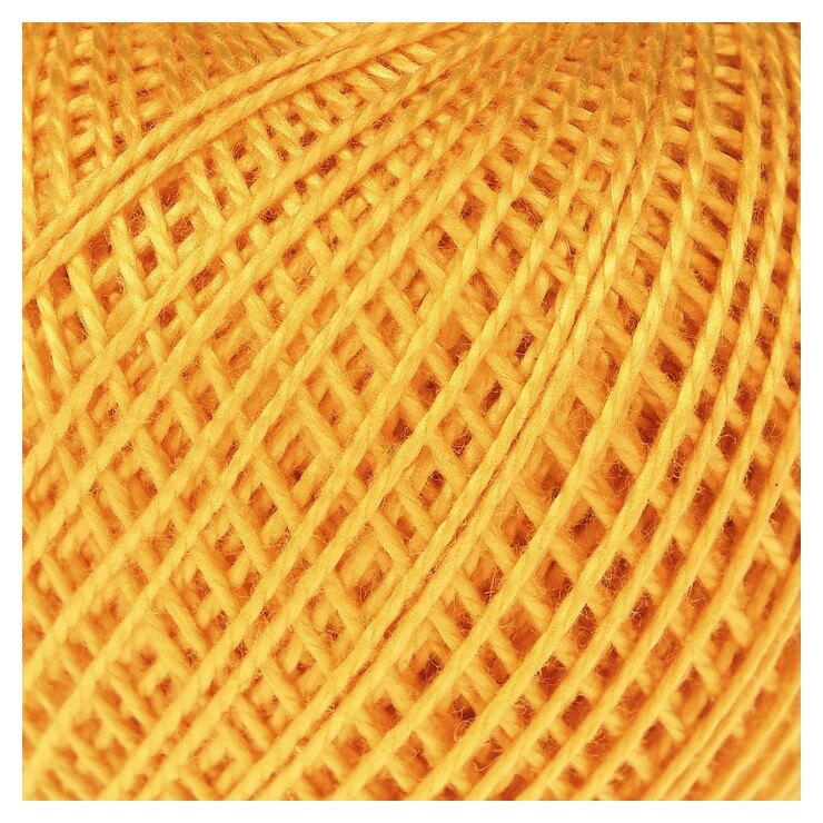 Нитки вязальные "Ирис" 150м/25гр 100% мерсеризованный хлопок цвет 0510  ПНК им. Кирова