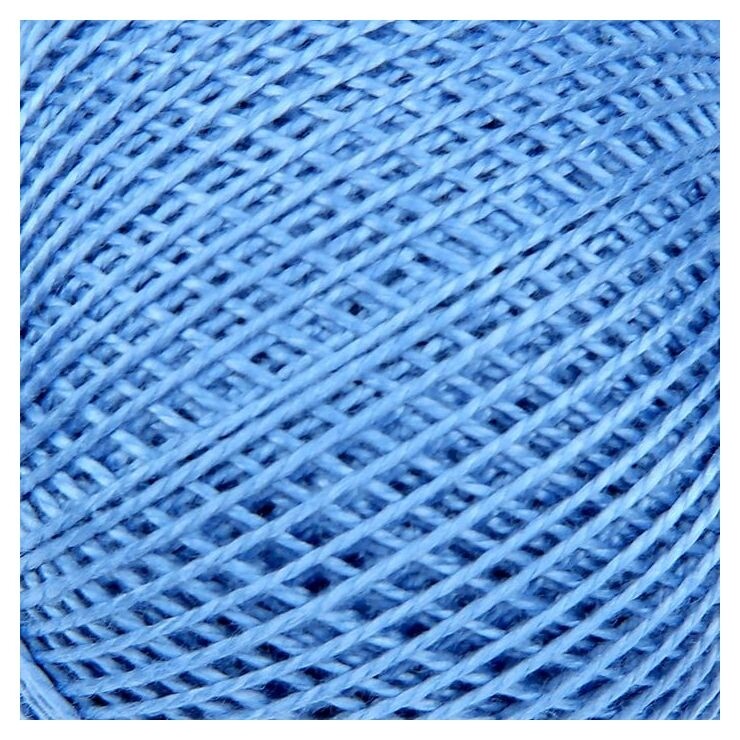 Нитки вязальные "Ирис" 150м/25гр 100% мерсеризованный хлопок цвет 2608  ПНК им. Кирова