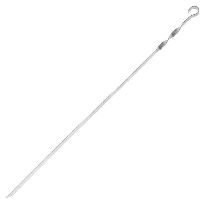 Шампур прямой 60 × 1 см, толщина 1,5 мм
