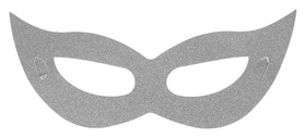 Карнавальная маска «Незнакомка», цвет серебряный 