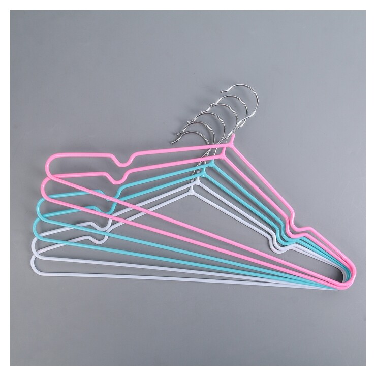 Вешалка-плечики для одежды доляна, размер 40-44, антискользящее покрытие  Доляна