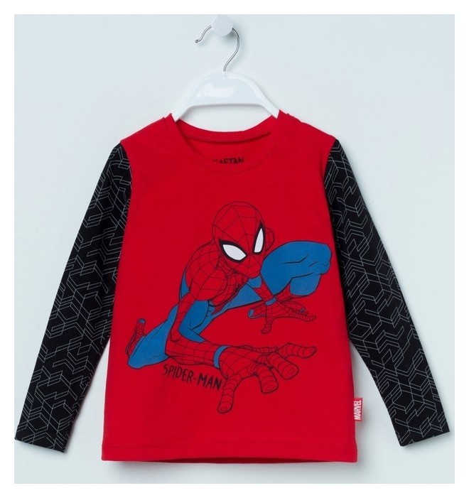 

Джемпер детский Marvel "Человек паук", рост 98-104 (), красный/чёрный