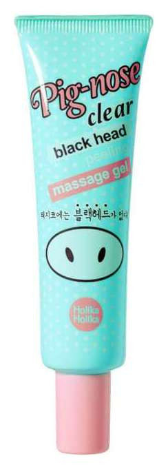 Гель-пилинг для очистки пор Pig-nose clear black head peeling massage gel  Holika Holika