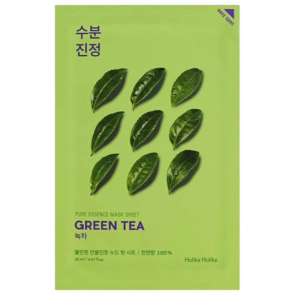 Противовоспалительная тканевая маска Pure Essence Mask Sheet Green Tea
