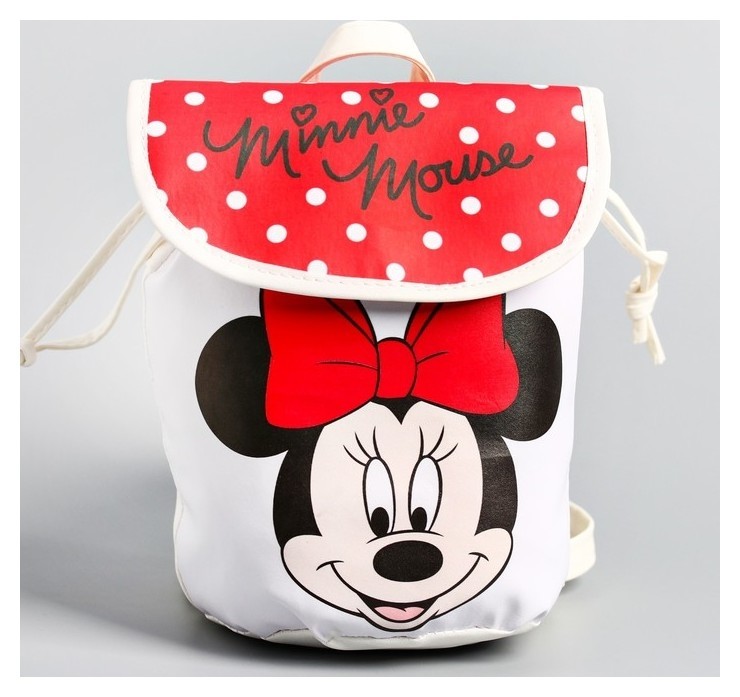 Рюкзак детский кожзам «Minnie Mouse», минни маус