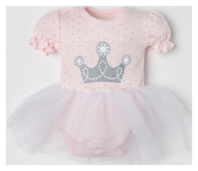 

Боди с юбкой крошка Я "Princess", розовый, рост 68-74 см