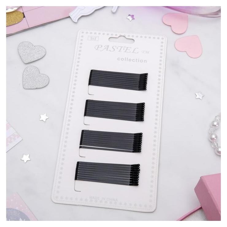 Невидимки для волос гладкие (Набор 36 шт)  