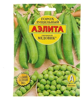 Семена горох "Медовик", лущильный, 25 г Агрофирма Аэлита