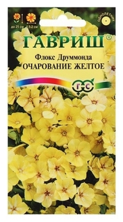 Семена цветов флокс "Очарование желтое", друммонда, О, 0,05 г Гавриш